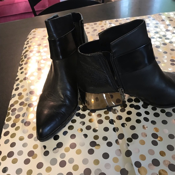 Circus by Sam Edelman Shoes - Circus by Sam Edelman bootie with gold heel.